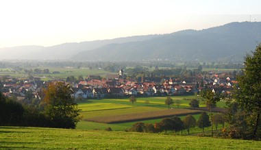 Blick vom Giersberg auf Kirchzarten