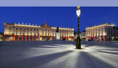 Blick auf den Place Stanislas in Nancy