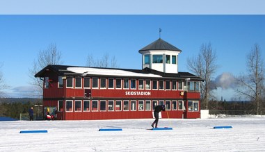 Das Skistadion in Östersund