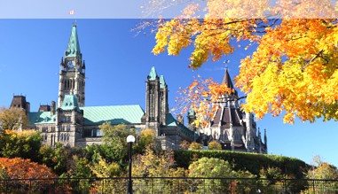 Parlaments-Hügel in Ottawa