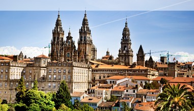 Die Altstadt von Santiago de Compostela