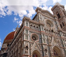 Blick auf den Duomo in Florenz