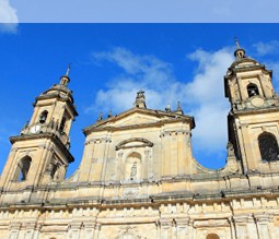Die Kathedrale in der kolumbianischen Hauptstadt Bogota