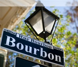 Bourbon Street in New Orleans Louisiana