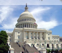 Blick auf das US-Kapitol in Washington D.C.