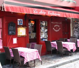 Straencaf in Montmartres